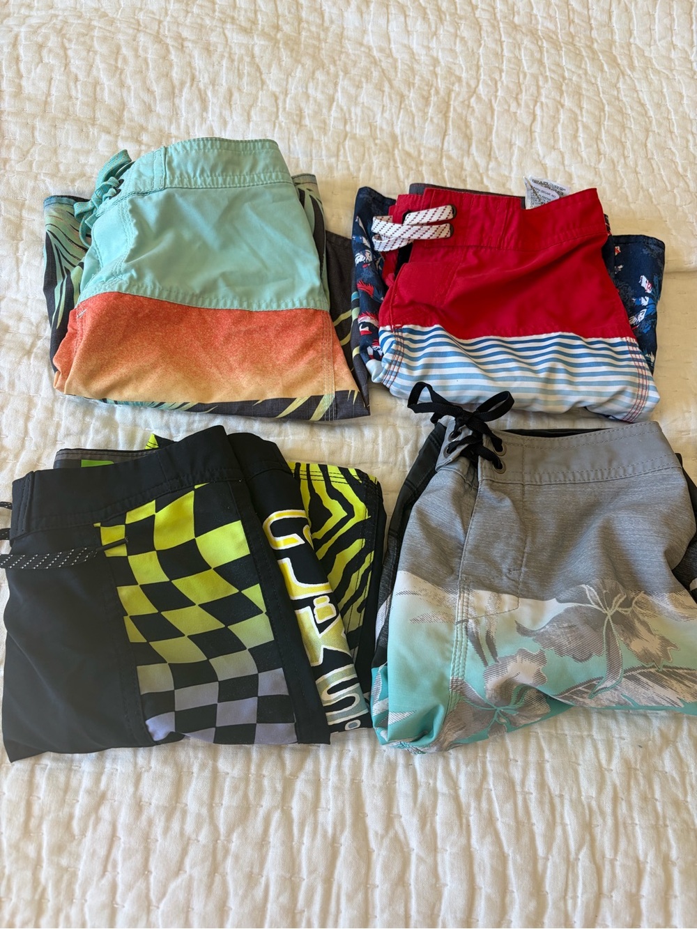 Quiksilver Kids Bundle of 4 Board Shorts